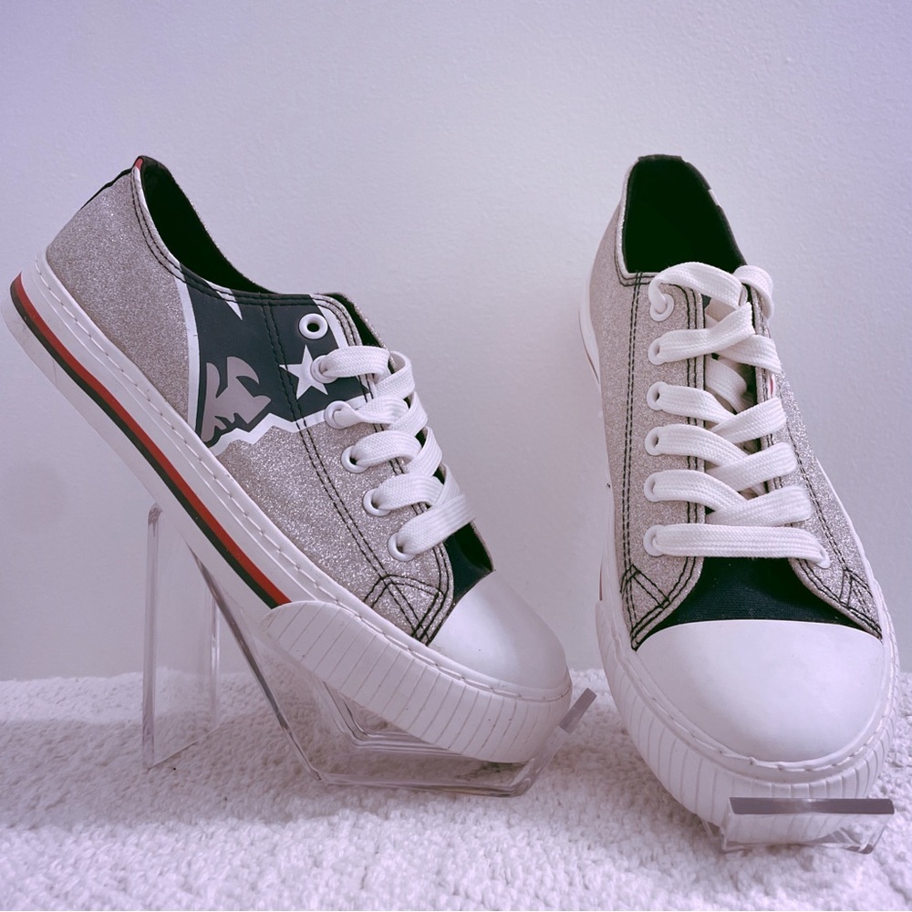 New England Patriots Glitter Sneakers